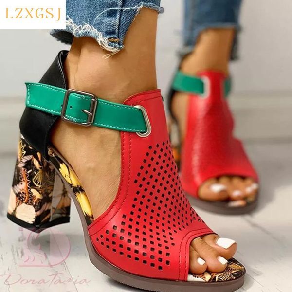 sandals summer women shoes fashion thick high heel peep toe casual cover buckle ladies plus size 43, Black
sandals summer women shoes fashion thick high heel peep toe casual cover buckle ladies plus size 43, Black