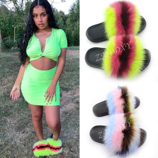 fashion fur slippers women summer fluffy slides elegant outdoor sandals real slide, Black
fashion fur slippers women summer fluffy slides elegant outdoor sandals real slide, Black