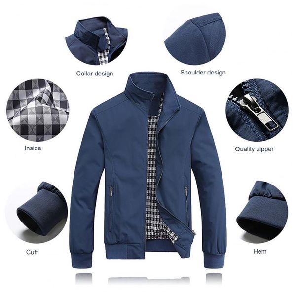 men's jackets outwear casual solid color long sleeve coat autumn winter jacket contrast lining for working, Black;brown
men's jackets outwear casual solid color long sleeve coat autumn winter jacket contrast lining for working, Black;brown