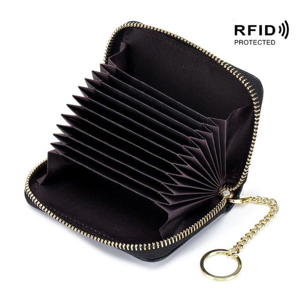 card holders fashion genuine leather id holder mini zipper wallet coin purse key ring case rfid multi-function business bags, Brown;gray
card holders fashion genuine leather id holder mini zipper wallet coin purse key ring case rfid multi-function business bags, Brown;gray