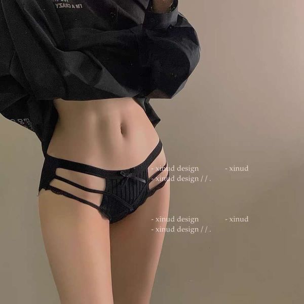 panties women's temptation hollow out cross belt low waist cotton underwear comfortable girl triangle, Black;pink
panties women's temptation hollow out cross belt low waist cotton underwear comfortable girl triangle, Black;pink