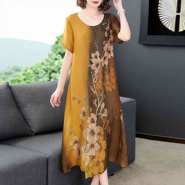 imitate silk summer loose womens dresses plus size casual ol work wear vintage print beach sundress vestidos, Black;gray
imitate silk summer loose womens dresses plus size casual ol work wear vintage print beach sundress vestidos, Black;gray