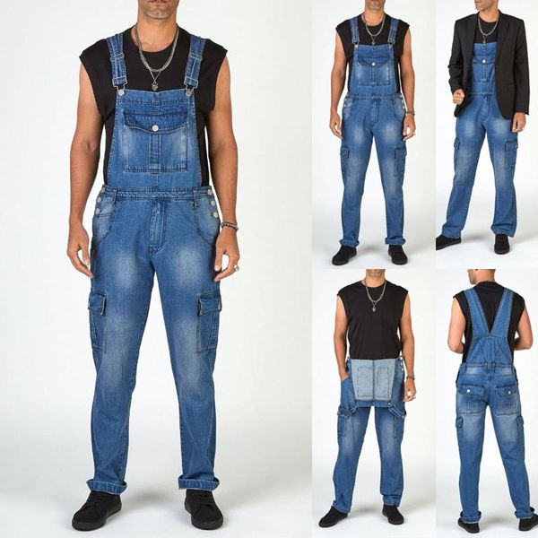 men's pants fashion jeans overalls high street straight denim jumpsuits hip hop men cargo bib cowboy male jean dungarees, Black
men's pants fashion jeans overalls high street straight denim jumpsuits hip hop men cargo bib cowboy male jean dungarees, Black