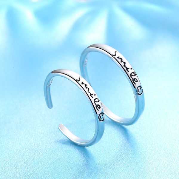 wedding rings tiny carved wild letter smile ring for couple small vintage adjustable size finger silver color girl fashion jewelry gift, Slivery;golden
wedding rings tiny carved wild letter smile ring for couple small vintage adjustable size finger silver color girl fashion jewelry gift, Slivery;golden