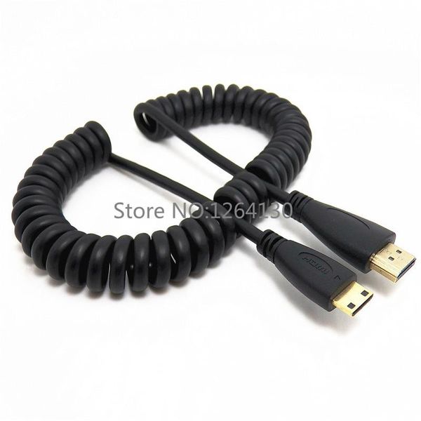 retractable spring wire gold plated plug hd monitor 1.4v 3d mini to cable for canon camera onda v116w audio cables & connectors
retractable spring wire gold plated plug hd monitor 1.4v 3d mini to cable for canon camera onda v116w audio cables & connectors