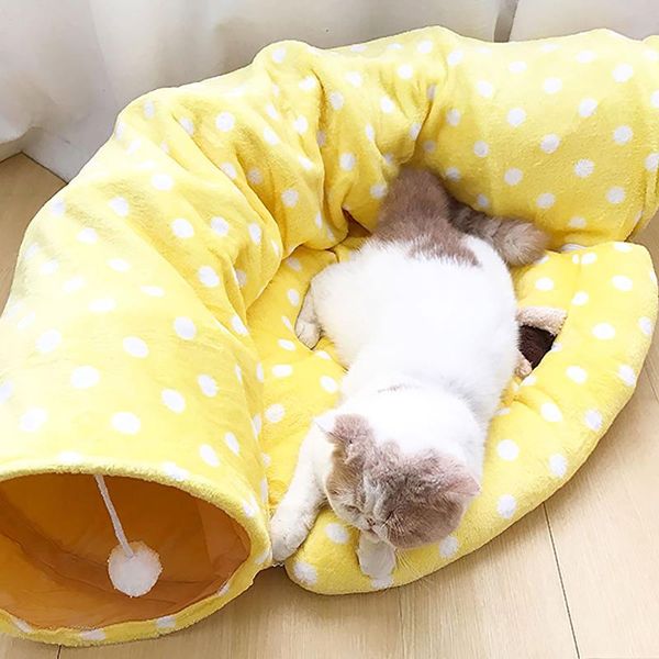 pet cat tunnel bed interactive play toy for ferrets collapsible tube with ball indoor kitten exercising beds & furniture
pet cat tunnel bed interactive play toy for ferrets collapsible tube with ball indoor kitten exercising beds & furniture
