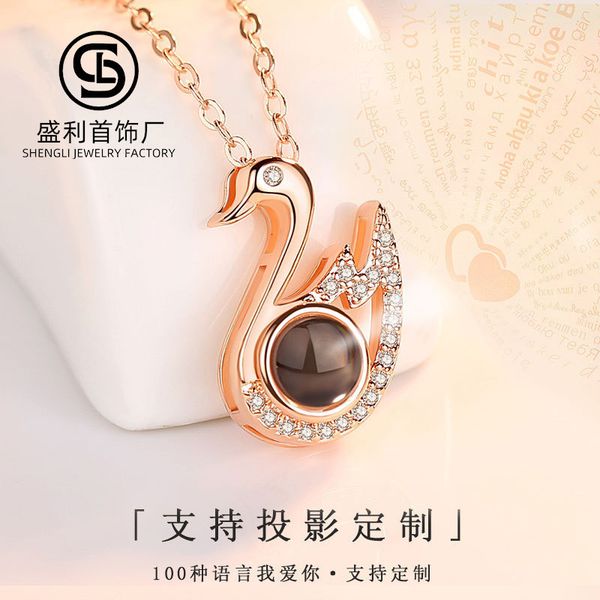 jewelry highly quality women party wedding lovers gift925 pure silver necklace 100 languages i love you swan tiktok, the same projection of
jewelry highly quality women party wedding lovers gift925 pure silver necklace 100 languages i love you swan tiktok, the same projection of