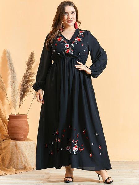 Kaftan Muslim Fashion Maxi Woman Dress Turkey Abaya Dubai Dresses for Women Caftan Marocain Plus Size Clothing Vestidos Largos
Kaftan Muslim Fashion Maxi Woman Dress Turkey Abaya Dubai Dresses for Women Caftan Marocain Plus Size Clothing Vestidos Largos