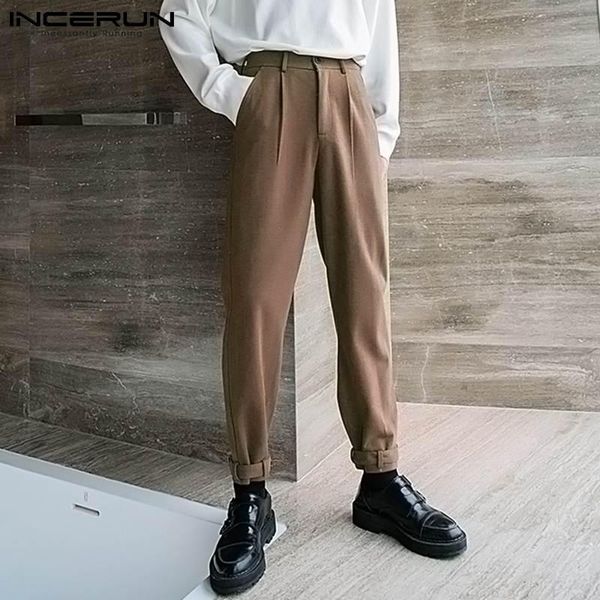 leisure buttons trousers man baggy bottoms incerun men casual solid color pants 2021 fashion stylish pantalones streetwear s-5xl men's, Black
leisure buttons trousers man baggy bottoms incerun men casual solid color pants 2021 fashion stylish pantalones streetwear s-5xl men's, Black