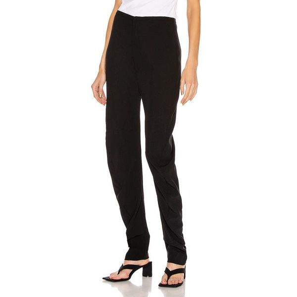 women's pants & capris women 2021 spring and summer ladies pure color casual trousers or cropped, Black;white
women's pants & capris women 2021 spring and summer ladies pure color casual trousers or cropped, Black;white