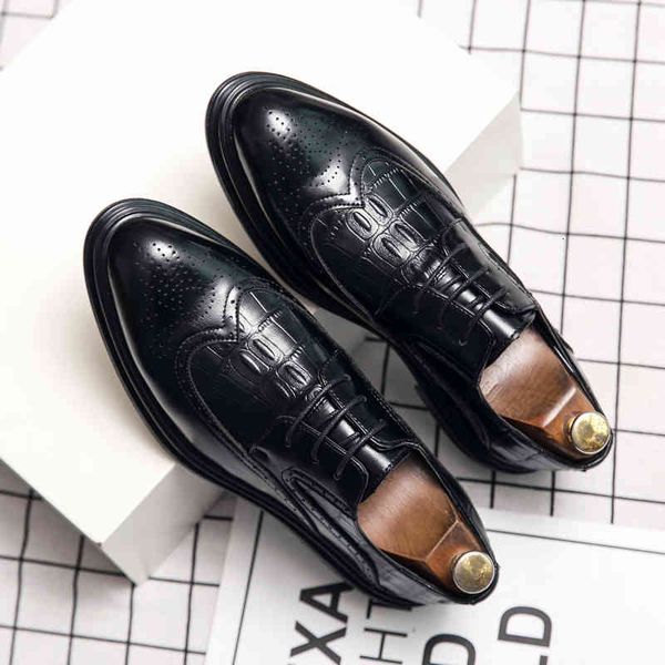 dress shoes breathable oxford men's comfortable formal business lace-up leather wedding banquet k5nu, Black
dress shoes breathable oxford men's comfortable formal business lace-up leather wedding banquet k5nu, Black