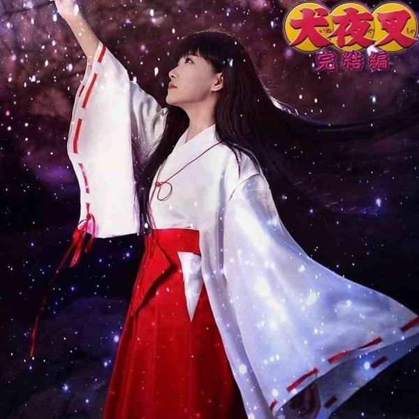 full set of inuyasha cosplay costume platycodon iflorum cos kimono animation japanese witch costume props, Black
full set of inuyasha cosplay costume platycodon iflorum cos kimono animation japanese witch costume props, Black