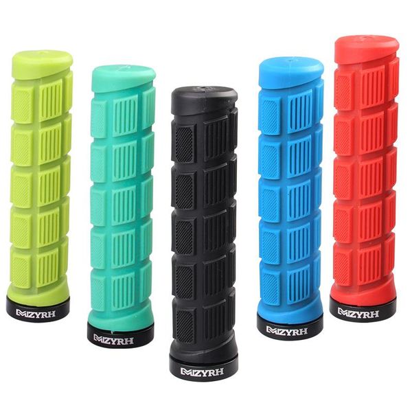 bike handlebars &components grips double locking bike, bicycle, mountain handlebar grips, include 2 caps, aluminum alloy
bike handlebars &components grips double locking bike, bicycle, mountain handlebar grips, include 2 caps, aluminum alloy