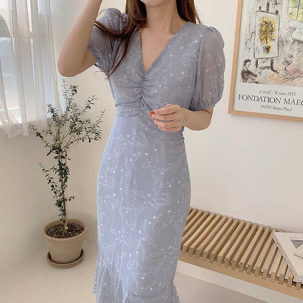 two piece dress chiffon floral mermaid blue summer midi women korean retro elegant high waist party v-neck z342 65k7, White
two piece dress chiffon floral mermaid blue summer midi women korean retro elegant high waist party v-neck z342 65k7, White