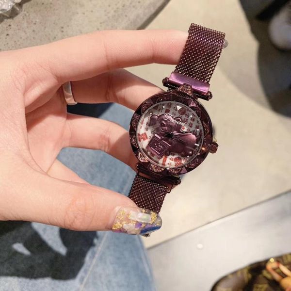 wristwatches good luck spinning pig watches for women china cuture fu words milanese watch ultra thin bracelet wristwatch magnet steel montr, Slivery;brown
wristwatches good luck spinning pig watches for women china cuture fu words milanese watch ultra thin bracelet wristwatch magnet steel montr, Slivery;brown