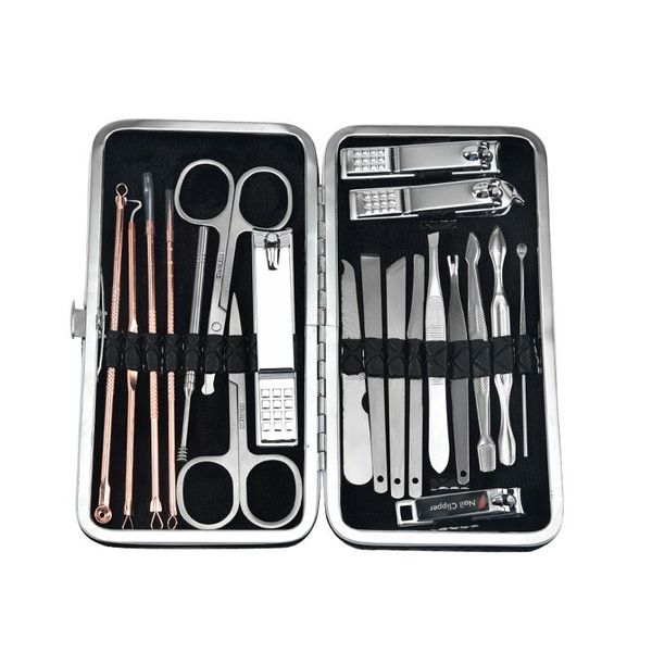 nail art kits 20 pcs stainless steel care make up kit manicure set and pedicure scissor tweezer knife ear pick clipper
nail art kits 20 pcs stainless steel care make up kit manicure set and pedicure scissor tweezer knife ear pick clipper