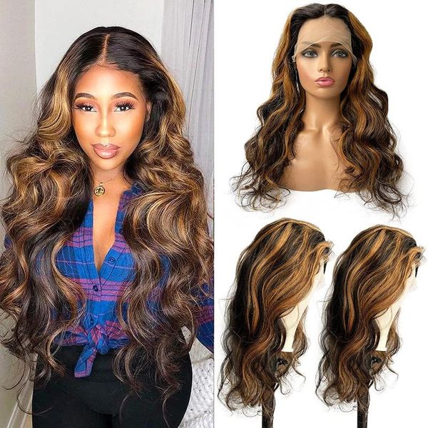 lace wigs ombre blonde front wig human hair for women 13x6x1 highlight frontal natural body wave 150% density, Black;brown
lace wigs ombre blonde front wig human hair for women 13x6x1 highlight frontal natural body wave 150% density, Black;brown