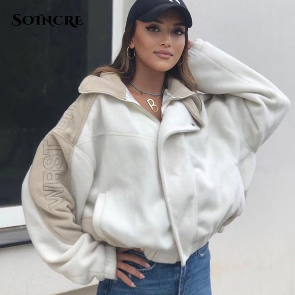 women's jackets y2k patchwork women 2021 fashion contrast long sleeve letter print button oversized coats autumn winter casual warm, Black;brown
women's jackets y2k patchwork women 2021 fashion contrast long sleeve letter print button oversized coats autumn winter casual warm, Black;brown