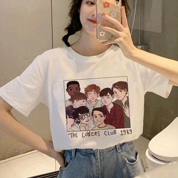 and women summer harajuku men fashion casual short sleeve loser lover it 90s female tees vintage, White;black
and women summer harajuku men fashion casual short sleeve loser lover it 90s female tees vintage, White;black