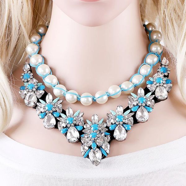 chokers haha&toto handmade bohemian boho necklace glass stones crystals and imitation pearls choker necklaces statement party jewelry, Golden;silver
chokers haha&toto handmade bohemian boho necklace glass stones crystals and imitation pearls choker necklaces statement party jewelry, Golden;silver