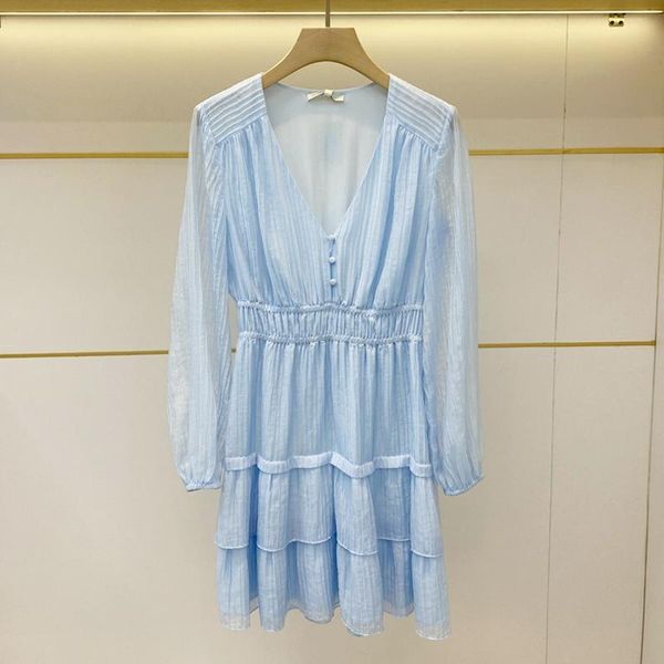 casual dresses yilinhan spring summer fashion elegant designer women luxury runway v-neck slim light blue cupcake 2021 mini dress, Black;gray
casual dresses yilinhan spring summer fashion elegant designer women luxury runway v-neck slim light blue cupcake 2021 mini dress, Black;gray