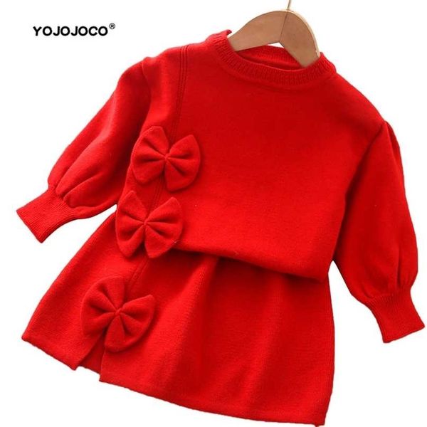 baby girl clothes warm knitted sweater set fall/winter girl bowknot cute sweater girl solid color knitwear + skirt 2-piece set 220118, White
baby girl clothes warm knitted sweater set fall/winter girl bowknot cute sweater girl solid color knitwear + skirt 2-piece set 220118, White
