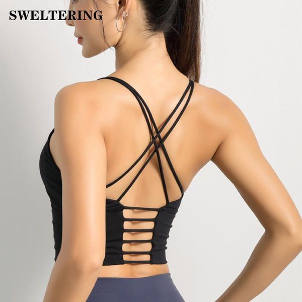 gym clothing straps crossing beautiful back motion bras shockproof yoga bra push-up bodybuilding crop sports nylon halter1, White;black
gym clothing straps crossing beautiful back motion bras shockproof yoga bra push-up bodybuilding crop sports nylon halter1, White;black