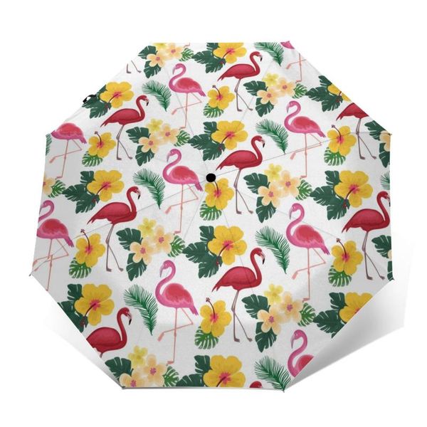 umbrellas automatic umbrella summer flamingos with plants and flowers three-fold women men rain
umbrellas automatic umbrella summer flamingos with plants and flowers three-fold women men rain