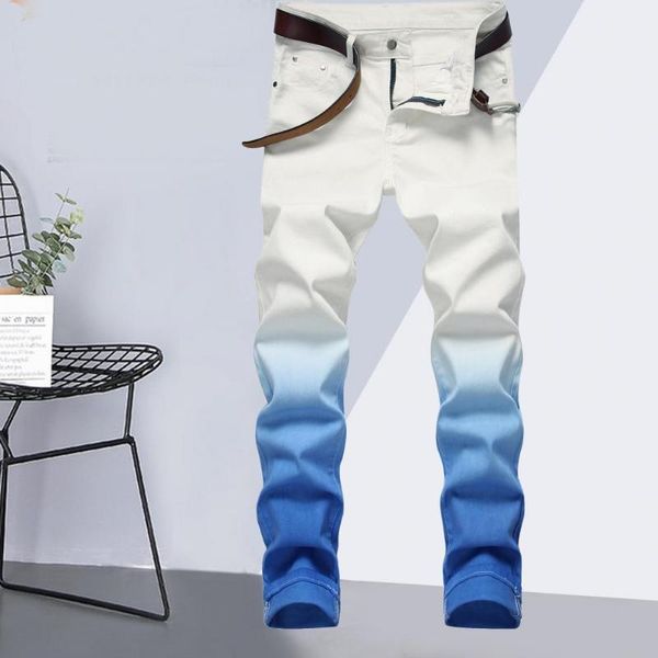 men's jeans men jeans trousers cotton blend high street colorful trousers great elastic buttons zipper pencil pants, Blue
men's jeans men jeans trousers cotton blend high street colorful trousers great elastic buttons zipper pencil pants, Blue