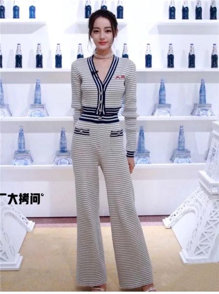 women's two piece pants celebrity style stripes suit 2021 autumn and winter short v-neck knitted cardigan casual loose both sets, White
women's two piece pants celebrity style stripes suit 2021 autumn and winter short v-neck knitted cardigan casual loose both sets, White
