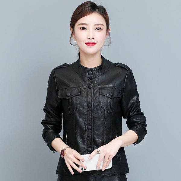plus size 4xl leather jacket women single breasted faux coat with pockets 2021 short motorcycle black women's &
plus size 4xl leather jacket women single breasted faux coat with pockets 2021 short motorcycle black women's &