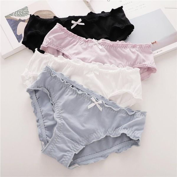 women's panties japanese lace bowknot girl fashion lingerie briefs solid pleated elastic mid-rise breathable underpant, Black;pink
women's panties japanese lace bowknot girl fashion lingerie briefs solid pleated elastic mid-rise breathable underpant, Black;pink