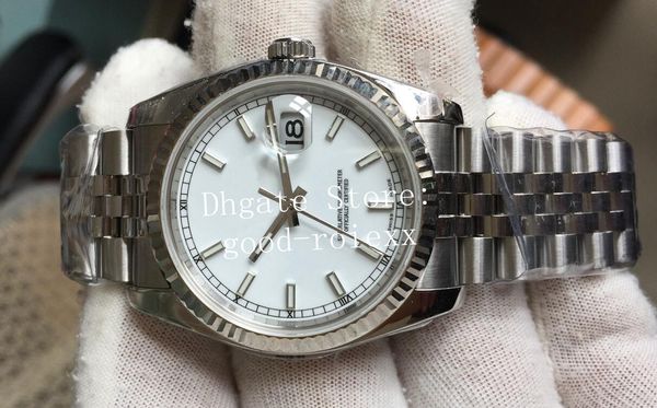 36mm watches men watch men's blue black white rome flute bezel bp factory automatic 2813 mechanical jubilee bracelet 116234 date crysta, Slivery;brown
36mm watches men watch men's blue black white rome flute bezel bp factory automatic 2813 mechanical jubilee bracelet 116234 date crysta, Slivery;brown