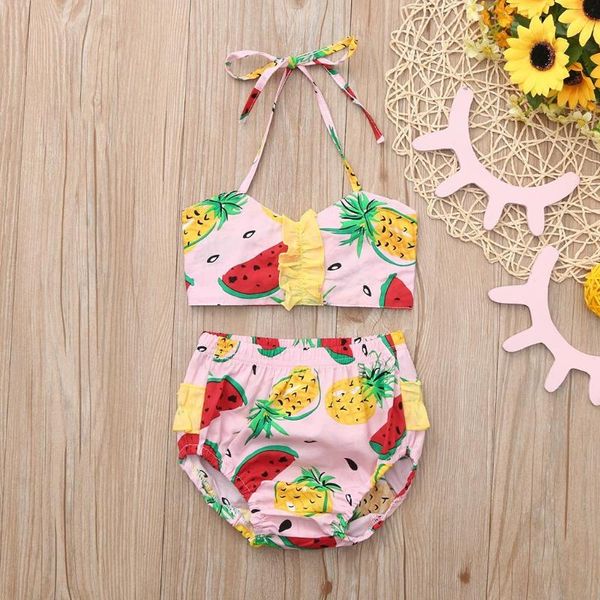 children kids girls bikini beach watermelon print swimsuit+shorts swimwear set halter baby clothes swimming suit biquini45 one-pieces, Black 
children kids girls bikini beach watermelon print swimsuit+shorts swimwear set halter baby clothes swimming suit biquini45 one-pieces, Black
