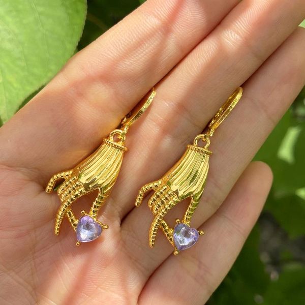 hoop & huggie lost lady trendy creative hand finger huggies earrings for women girls zircon wholesale jewelry female bijoux gift, Golden;silver
hoop & huggie lost lady trendy creative hand finger huggies earrings for women girls zircon wholesale jewelry female bijoux gift, Golden;silver