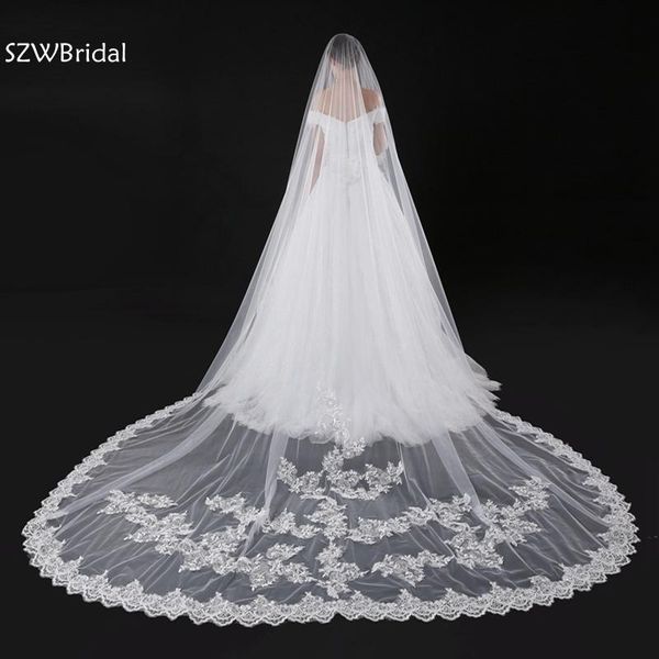 bridal veils arrival lace edge ivory veil 2021 cathedral wedding dress blusher weeding accessoire welon katedralny, Black
bridal veils arrival lace edge ivory veil 2021 cathedral wedding dress blusher weeding accessoire welon katedralny, Black