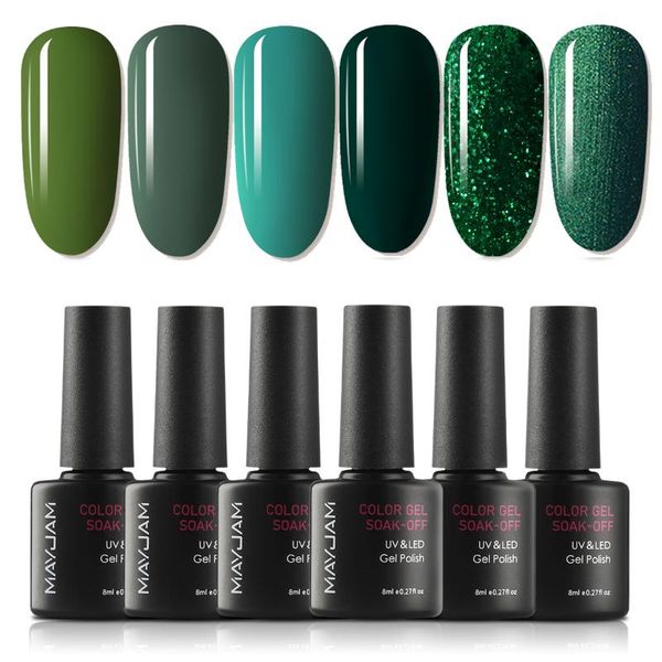 nail gel polish set 6pcs semi-permanent varnish hybrid soak off varnishes kit all for manicure nails art design, Red;pink
nail gel polish set 6pcs semi-permanent varnish hybrid soak off varnishes kit all for manicure nails art design, Red;pink