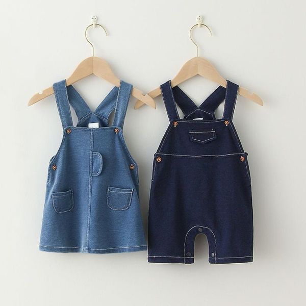 summer baby denim dress for 0-2y soft cotton born girl romper clothes overalls girl's dresses, Red;yellow
summer baby denim dress for 0-2y soft cotton born girl romper clothes overalls girl's dresses, Red;yellow