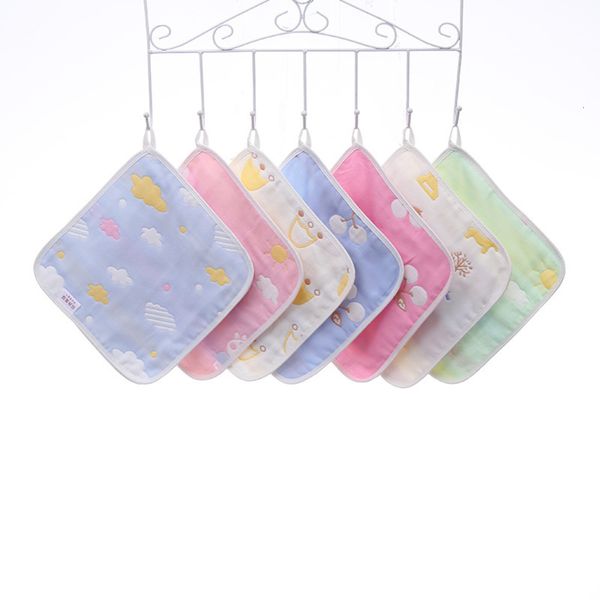 straight 60 strands six layer cotton gauze 25 * 25 baby saliva towel breast feeding square soft and absorbent, White
straight 60 strands six layer cotton gauze 25 * 25 baby saliva towel breast feeding square soft and absorbent, White