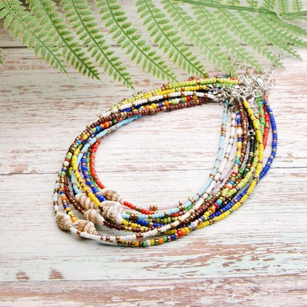 chokers choker necklace beads adjustable handmade shell clavicle short bohemia colorful jewellery accessories, Golden;silver
chokers choker necklace beads adjustable handmade shell clavicle short bohemia colorful jewellery accessories, Golden;silver