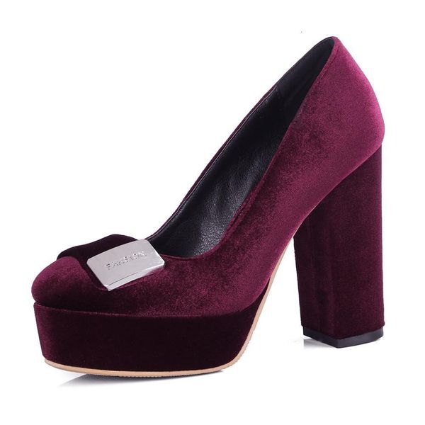 dress shoes spring fashion velvet platform high pumps women blue red womens heels rounded toe office party wedding 7k3u, Black
dress shoes spring fashion velvet platform high pumps women blue red womens heels rounded toe office party wedding 7k3u, Black