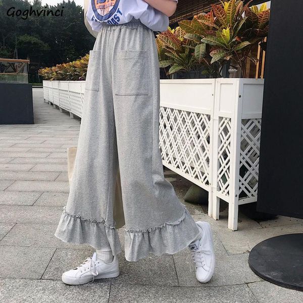 women's pants & capris women ankle-length fashion wide leg trousers summer students leisure chic streetwear soft solid vintage, Black;white
women's pants & capris women ankle-length fashion wide leg trousers summer students leisure chic streetwear soft solid vintage, Black;white