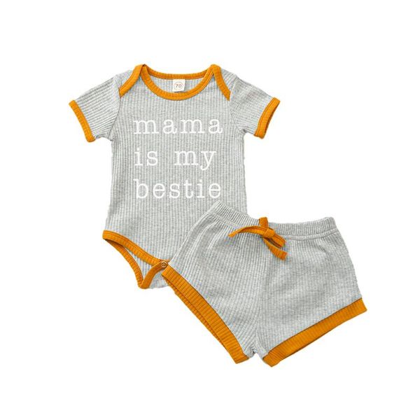 clothing sets 2021 fashionable baby girls boys outfit toddlers summer creative letter printing short sleeve round collar romper and shorts s, White
clothing sets 2021 fashionable baby girls boys outfit toddlers summer creative letter printing short sleeve round collar romper and shorts s, White