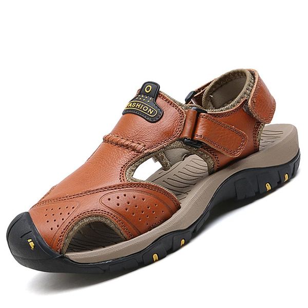 sandals 2021 men summer comfortable shoes genuine leather soft outdoor beach roman plus size 38-48, Black
sandals 2021 men summer comfortable shoes genuine leather soft outdoor beach roman plus size 38-48, Black