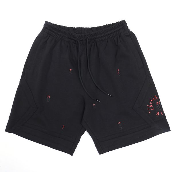 fashion shorts men's clothing | summer brand small plant embroidery loose and capris casual pants, White;black
fashion shorts men's clothing | summer brand small plant embroidery loose and capris casual pants, White;black