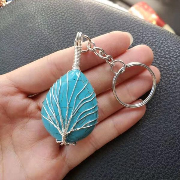keychains silver plated wire wrap tree of life many style green turquoises stone key chain fashion jewelry
keychains silver plated wire wrap tree of life many style green turquoises stone key chain fashion jewelry