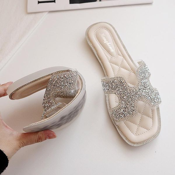 slippers brand women soft female flat flip-flops summer beach vacation sandals casual sequined women's shoes zapatos de mujer, Black
slippers brand women soft female flat flip-flops summer beach vacation sandals casual sequined women's shoes zapatos de mujer, Black