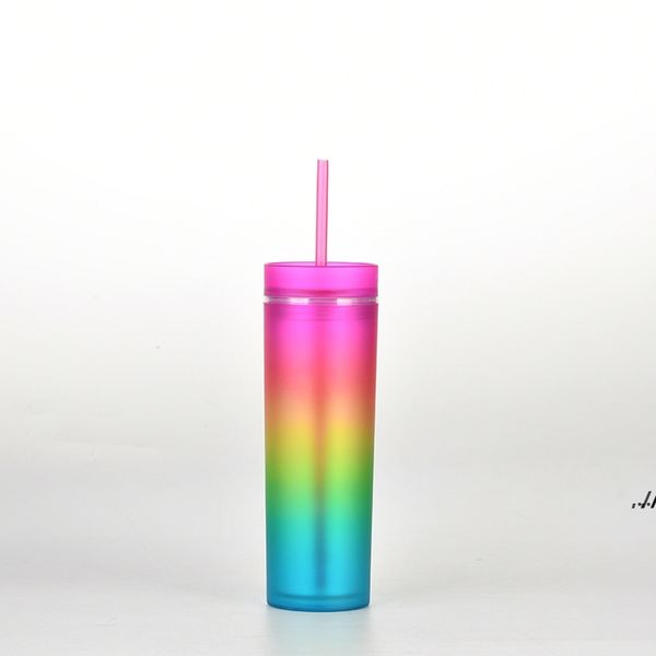 450ml fashion gradient tumblers straight cups skinny double plastic straw cup with cover 4 style sea ship ahe6902
450ml fashion gradient tumblers straight cups skinny double plastic straw cup with cover 4 style sea ship ahe6902