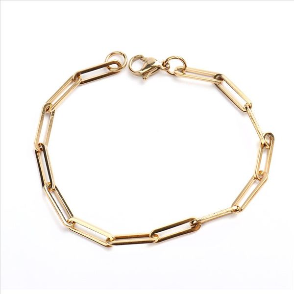 1pc 4mm 304 stainless steel link cable chain bracelets for women men gold silver color oval bracelet jewelry gift 19cm long, Black
1pc 4mm 304 stainless steel link cable chain bracelets for women men gold silver color oval bracelet jewelry gift 19cm long, Black