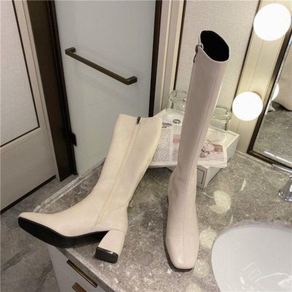 boots female fetish zipper knight white platform winter brown booties lady low high heels shoes, Black
boots female fetish zipper knight white platform winter brown booties lady low high heels shoes, Black